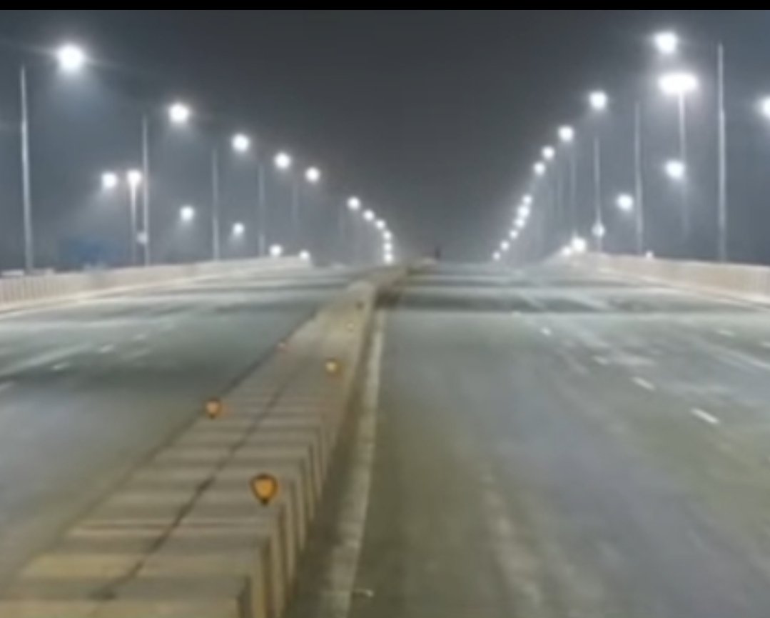 केंद्रीय जल संसाधन मंत्री श्री सी आर पाटील के द्वारा शुभारंभ किया हुआ ३४ करोड़ रुपए की लागत का ओवर फ्लाई ब्रिज सिर्फ नाम के लिए