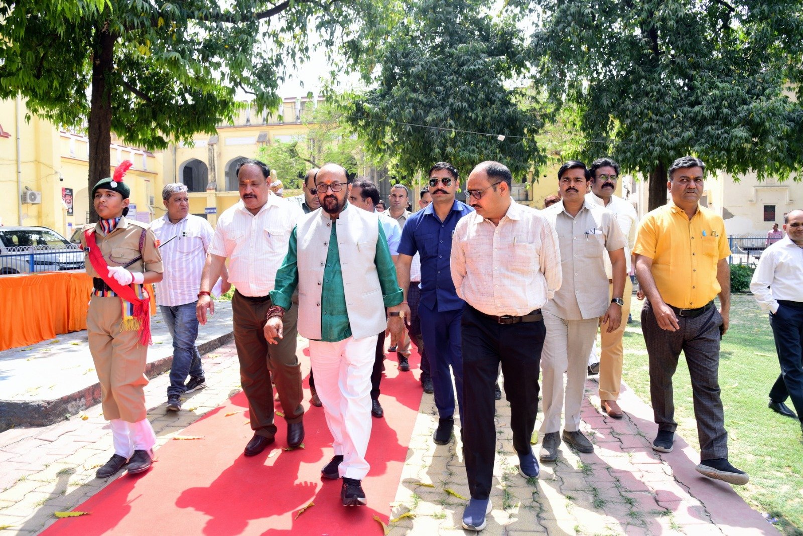 आगरा कॉलेज, आगरा में उच्च शिक्षा मंत्री श्री योगेन्द्र उपाध्याय का भव्य अभिनंदन समारोह सम्पन्न