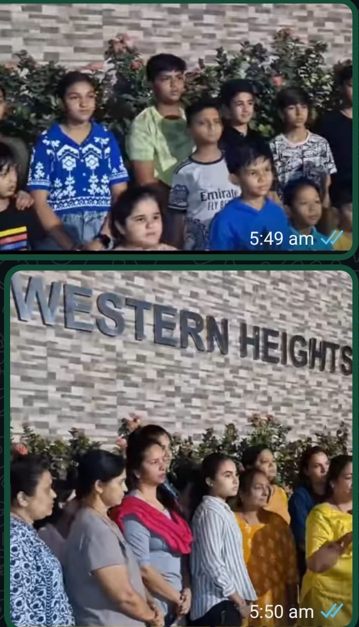 गुजरात प्रदेश सुरत शहर के पाल विस्तार वेस्टर्न हाइट अपार्टमेंट में मासूम बच्चों पर मानसिक त्रास सोसाइटी निवासियों द्वारा प्रशासन से हस्तक्षेप करने की मांग