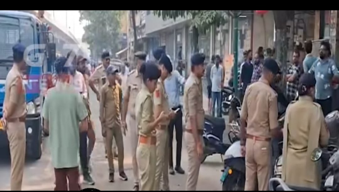 गुजरात प्रदेश सुरत शहर में ट्राफिक समस्या के समाधान हेतु सुरत शहर ट्राफिक पुलिस और सुरत महानगर पालिका की टीम उतरी मैदान में