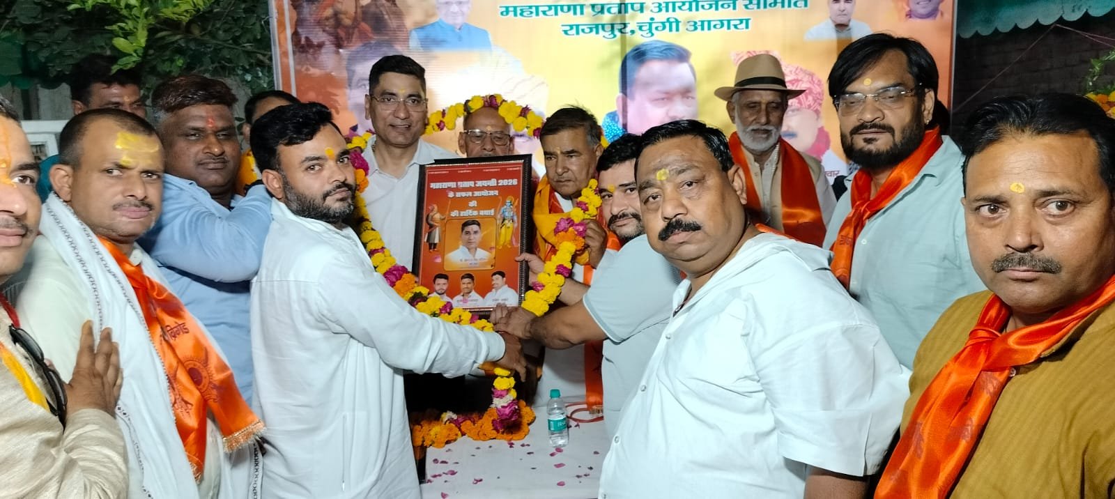 महाराणा प्रताप शोभायात्रा आयोजन समिति के अध्यक्ष सहित सभी सहयोगियों का किया अभिनंदन