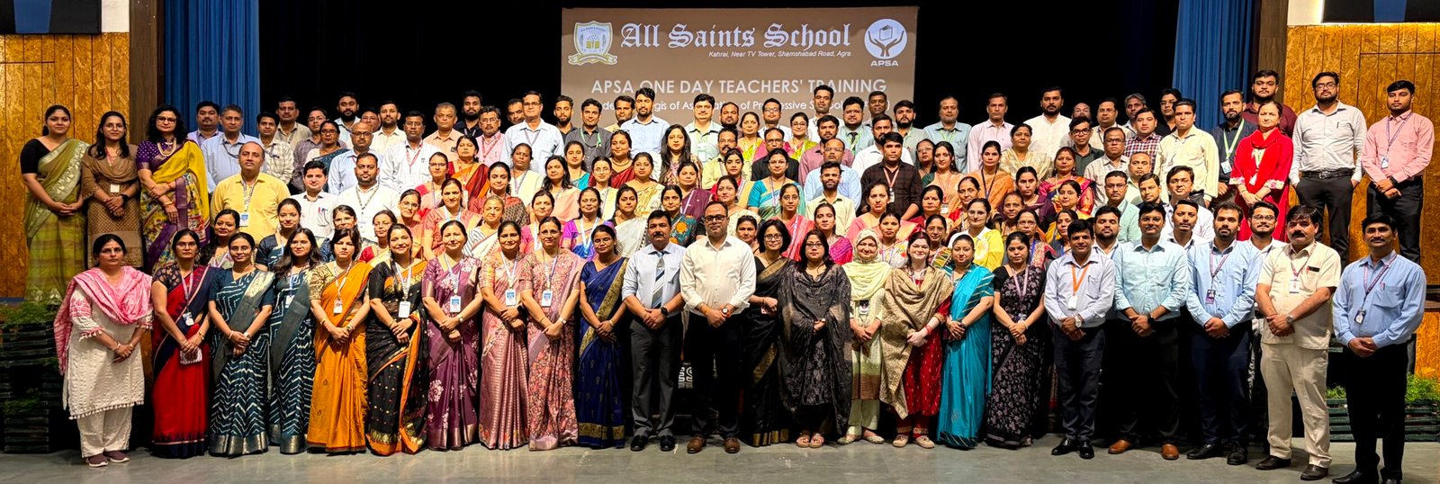 ऑल सेंट्स स्कूल में एसोसिएशन ऑफ प्रोग्रेसिव स्कूल्स ऑफ आगरा (APSA) के तत्वावधान में एक दिवसीय शिक्षक कार्यशाला का आयोजन