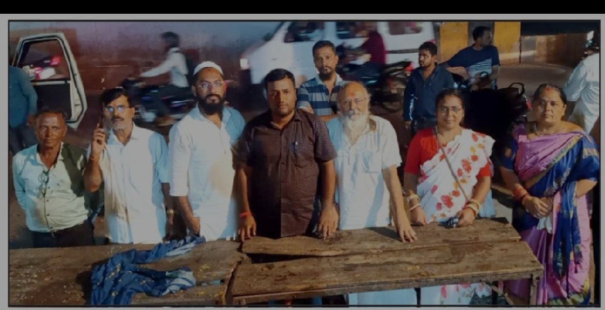 गुजरात प्रदेश सुरत शहर के वेड रोड कतारगाव नासीर नगर गुमनाम अधिक्रमण से परेशान निवासियों के सहयोग में उतरे वीड भंजन महादेव उधना मंदिर परिवार