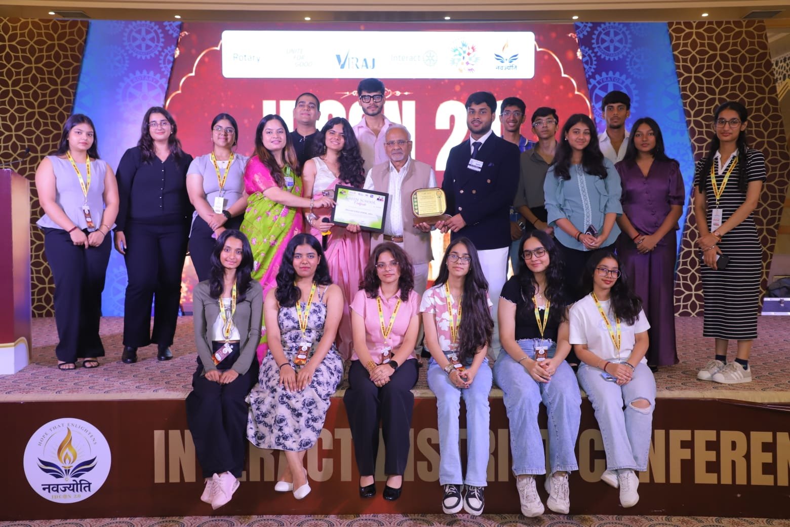 इंटरैक्ट डिस्ट्रिक्ट कॉन्फ्रेंस (IDCON) 2.0 में प्रिल्यूड पब्लिक स्कूल का शानदार प्रदर्शन