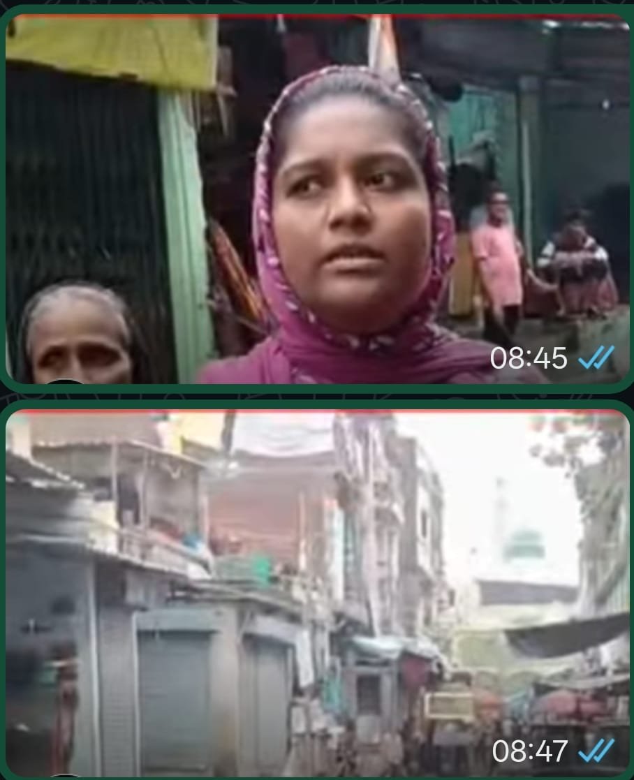 गुजरात प्रदेश सुरत शहर के लिंबायत विस्तार में महिलाओं द्वारा::::::::::::