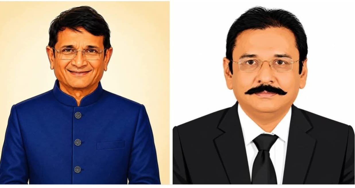 गुजरात सरकार के विधि विभाग में श्री निखिल मद्रासी एवम् वकील श्री अजय मेहता+++++++++