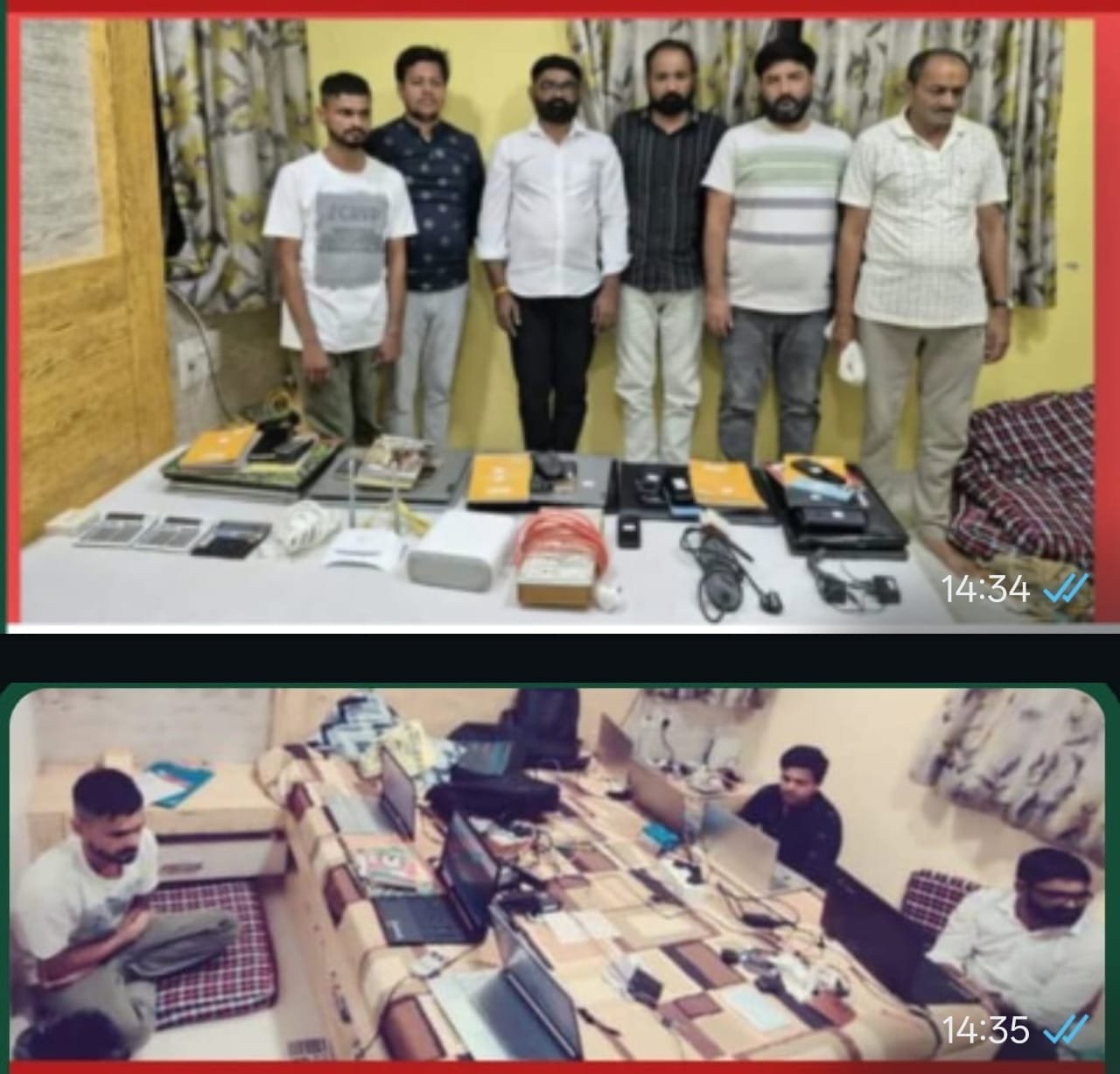 पुलिस के मकान में सट्टा बाजार 23 के खिलाफ कार्रवाई++++++